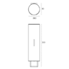  Manual Wall Soap Dispenser - White